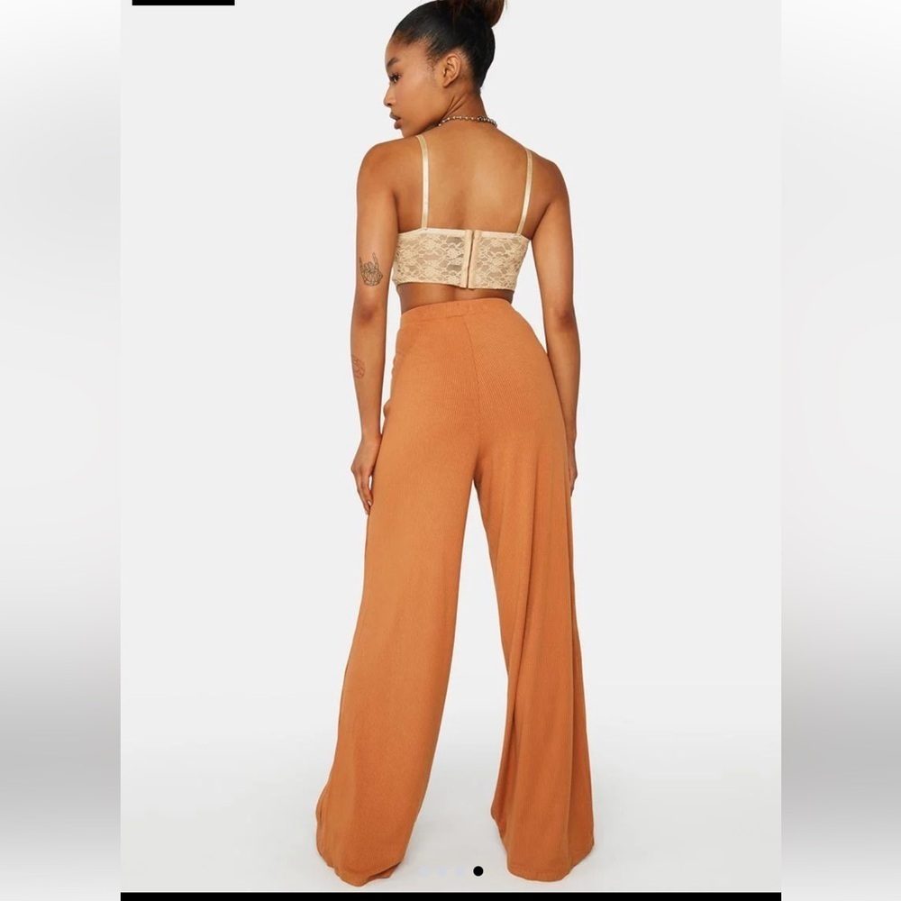 AFRM‎ Ribbed Wide Leg Pants - Picture 2 of 9